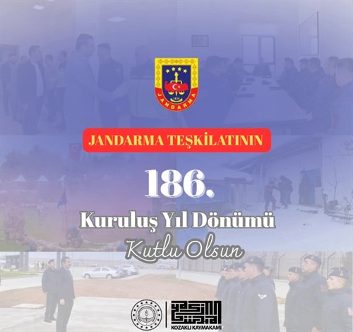 JANDARMA TEŞKİLATIMIZ 186 YAŞINDA 